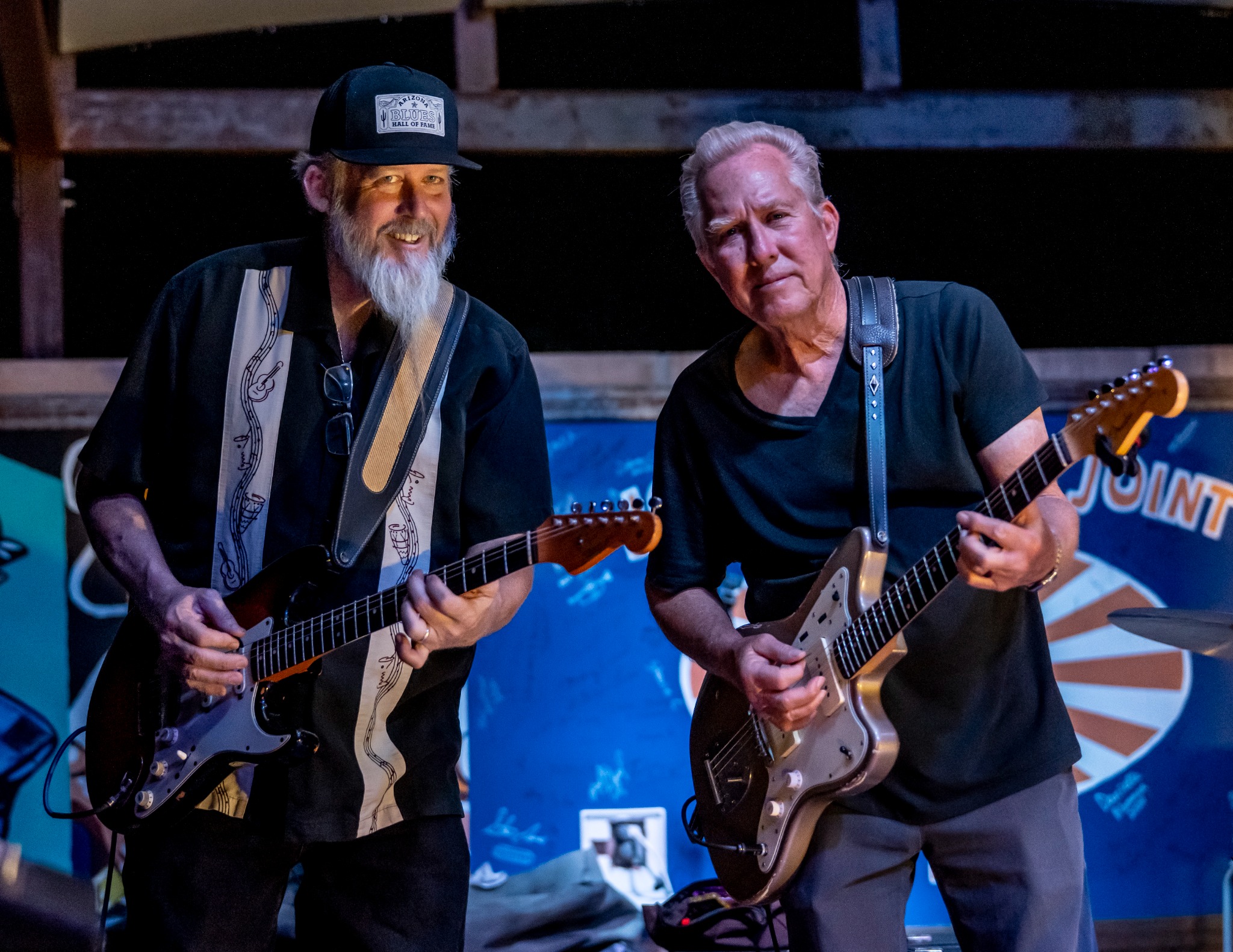 Mike Blommer performing with Anson Funderburgh